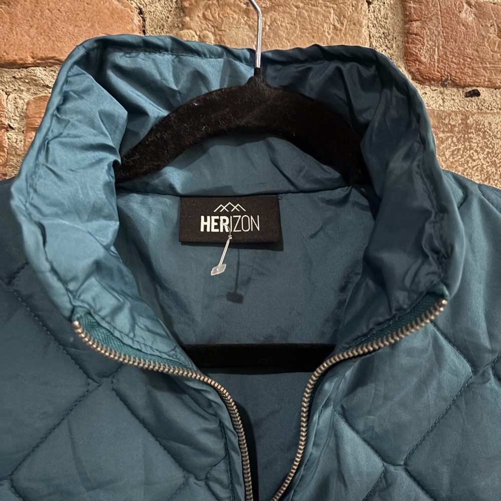 Herizon Women’s Blue Quilted Puffer Jacket